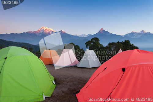 Image of Tents for group camping