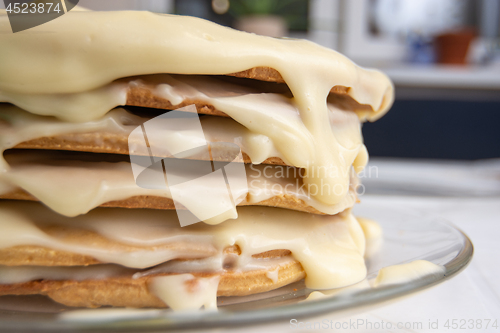 Image of Homemade Cake with Condensed Milk