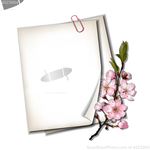 Image of Spring vector card