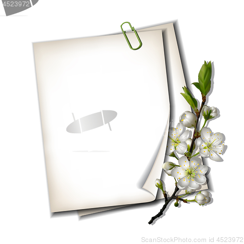 Image of Spring vector card