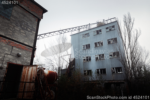 Image of Abandoned cement factory near Chernobyl Nuclear Power Plant