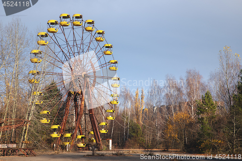 Image of Ferris wheel of Pripyat ghost town 2019