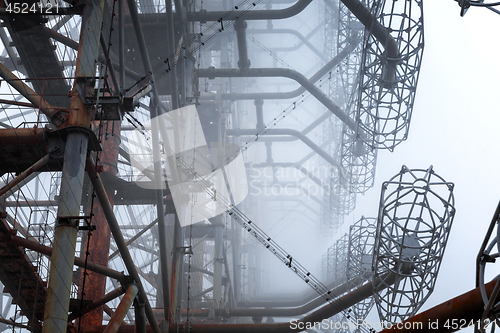 Image of Duga Antenna Complex in Chernobyl Exclusion zone 2019