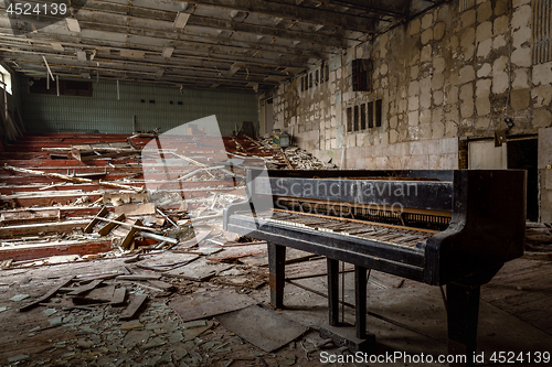 Image of Large abandoned music hall in Pripyat, Chernobyl Exclusion Zone 2019