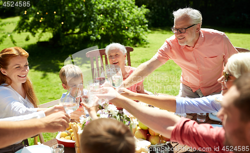 Image of family celebration or summer garden party