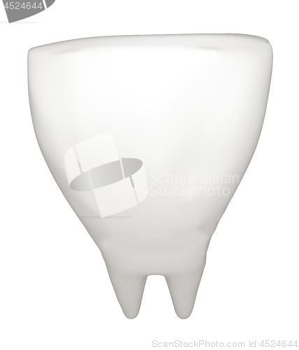 Image of Tooth. 3d illustration