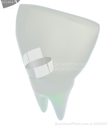Image of Tooth. 3d illustration