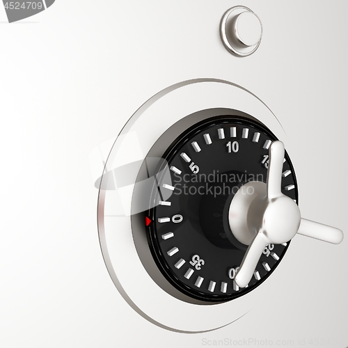 Image of Safe. 3d render