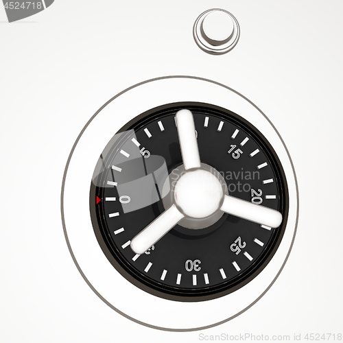Image of Safe. 3d render