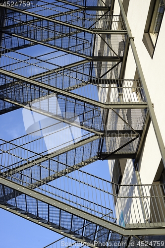 Image of metal fire escape