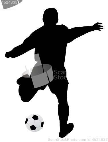 Image of Man playing soccer