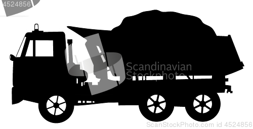 Image of Tipper dump truck loaded