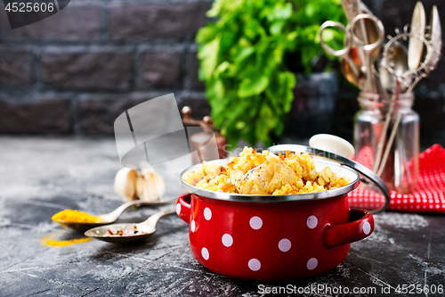 Image of fried chicken with rice