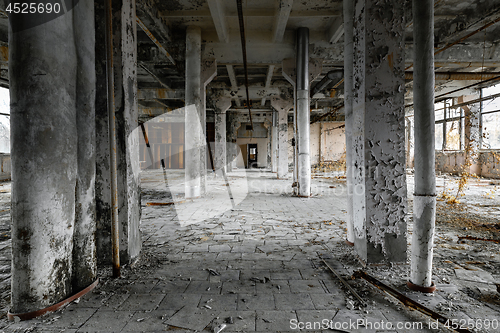 Image of Damaged Hall in Jupiter Factory, Chernobyl Exclusion Zone 2019