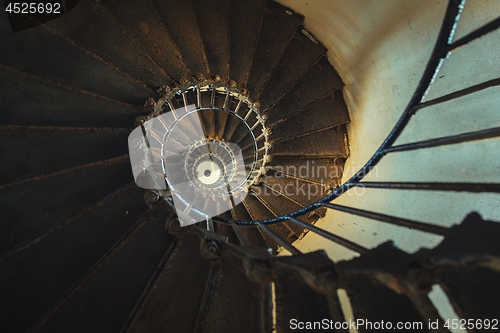 Image of Spiral staircase going upwards