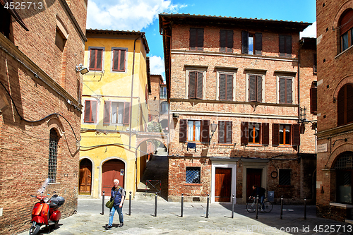 Image of Street view of Siena, Italy