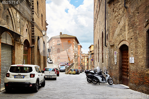 Image of Street wiev of Siena, Italy