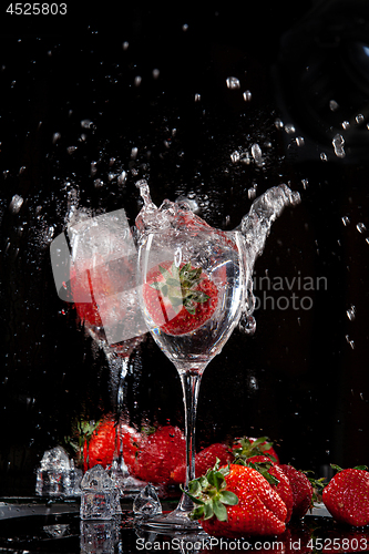 Image of Strawberry And Water