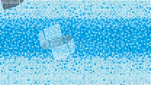 Image of Blue retro background with mirror mosaic pattern