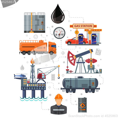 Image of Oil Industry Infographics