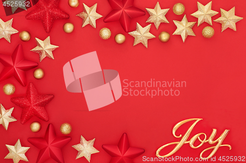 Image of Christmas Joy Background Border