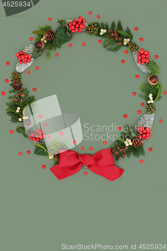 Image of Christmas and Winter Wreath