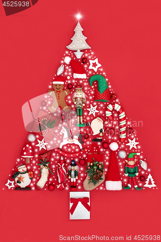 Image of Christmas Tree Abstract