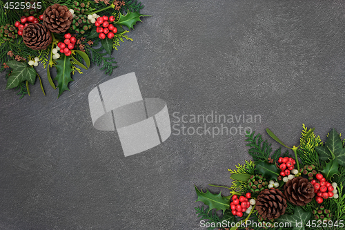 Image of Winter Background Border