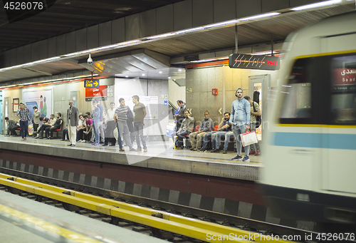 Image of People Tehran metro staion, Iran