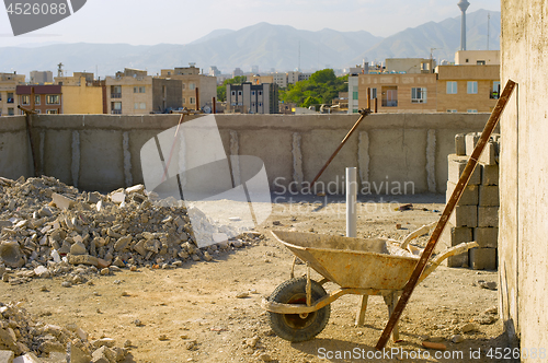 Image of Tehran construction site, Iran