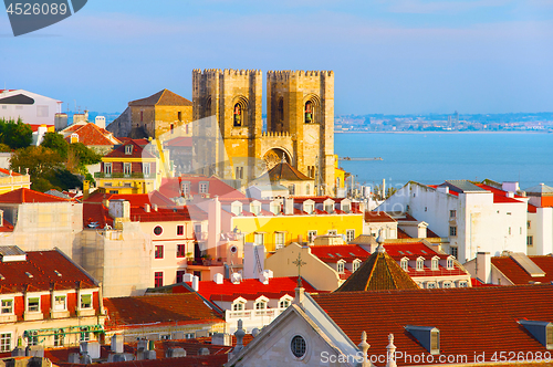 Image of Santa Maria cathedral. Lisbon, Portugal