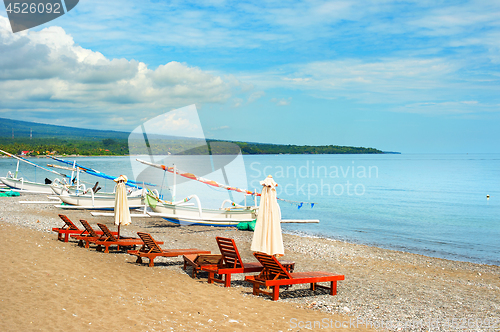 Image of Amed beach, Bali island, Indonesia