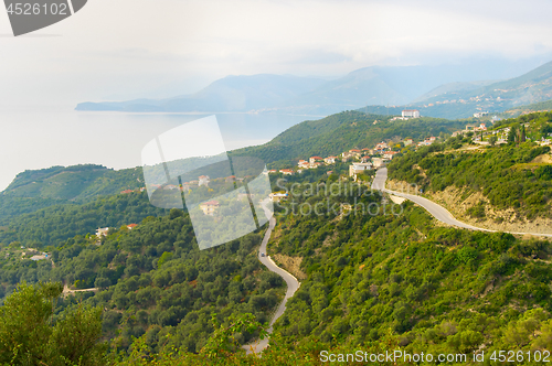 Image of Albania sea coast landscape