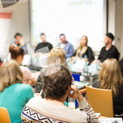 Image of Workshop at university lecture hall.