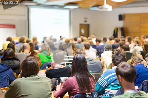 Image of Workshop at university lecture hall.