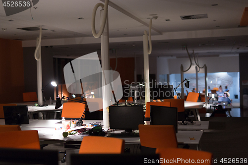 Image of Business Team At A Meeting at modern office building