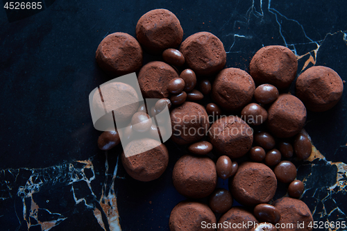 Image of delicious chocolate truffles