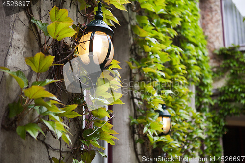 Image of old street lamp