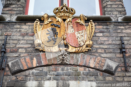 Image of architectural details on the buildings