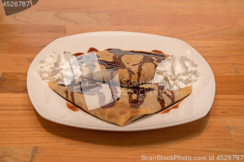 Image of Dessert Chocolate Crepes