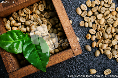 Image of green coffee