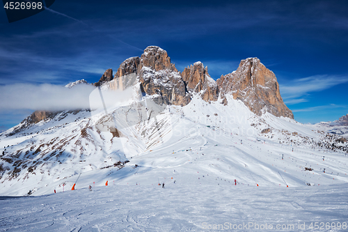 Image of Ski resort in Dolomites, Italy