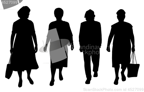 Image of Senior women walking