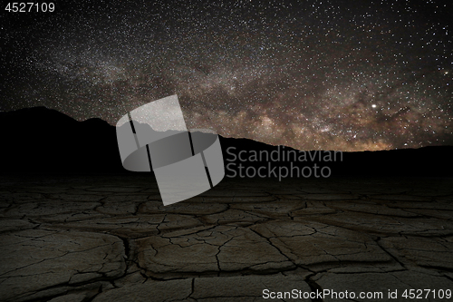 Image of Time Lapse Long Exposure Image of the Milky Way Galaxy