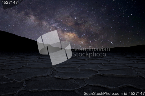 Image of Time Lapse Long Exposure Image of the Milky Way Galaxy