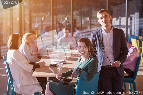 Image of Portrait of successful Business couple