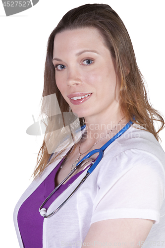 Image of Attractive Female Doctor Looking at the Camera