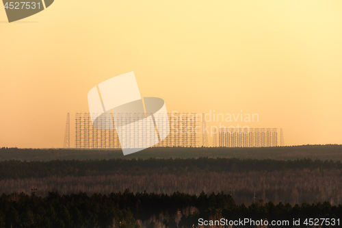 Image of Duga Antenna Complex in Chernobyl Exclusion zone 2019