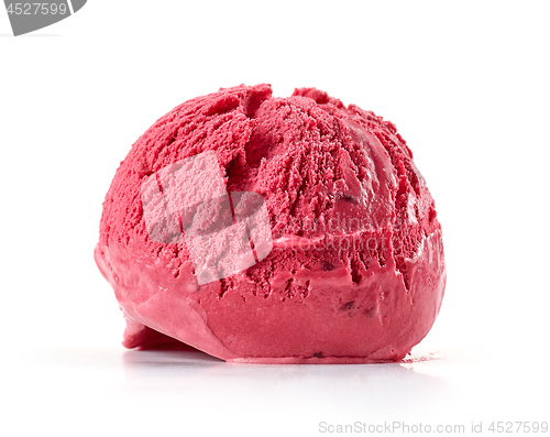 Image of red cherry ice cream 
