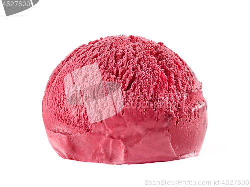 Image of red cherry ice cream 